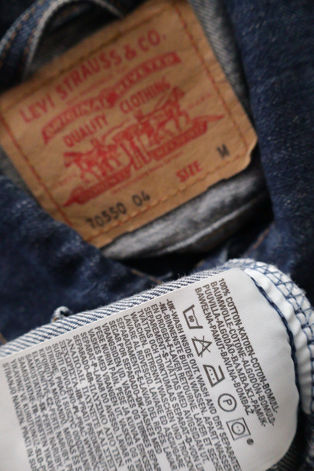 LEVI'S – vestă – etichetă – second-hand premium