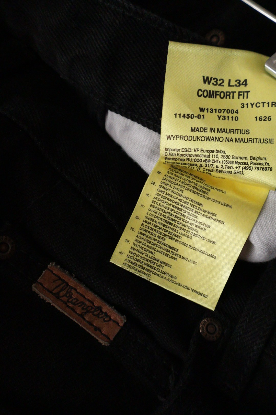 Wrangler – blugi – etichetă – second-hand premium