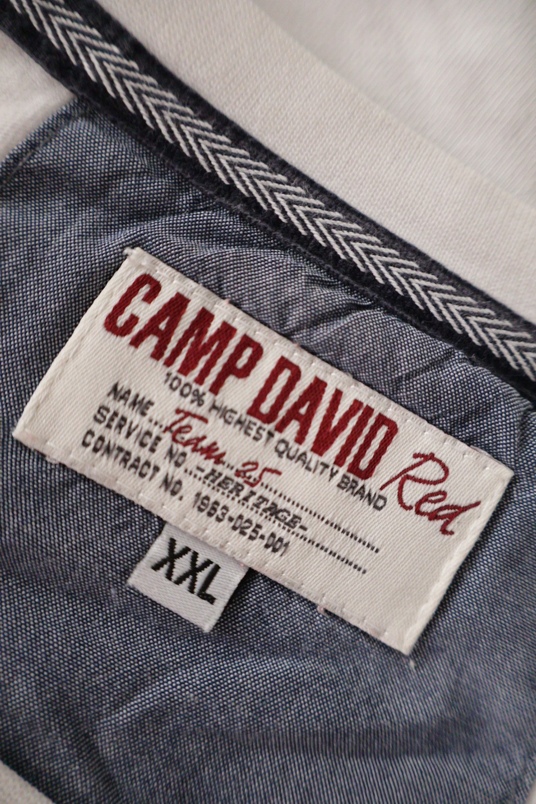 CAMP DAVID Red – bluză – etichetă – second-hand premium