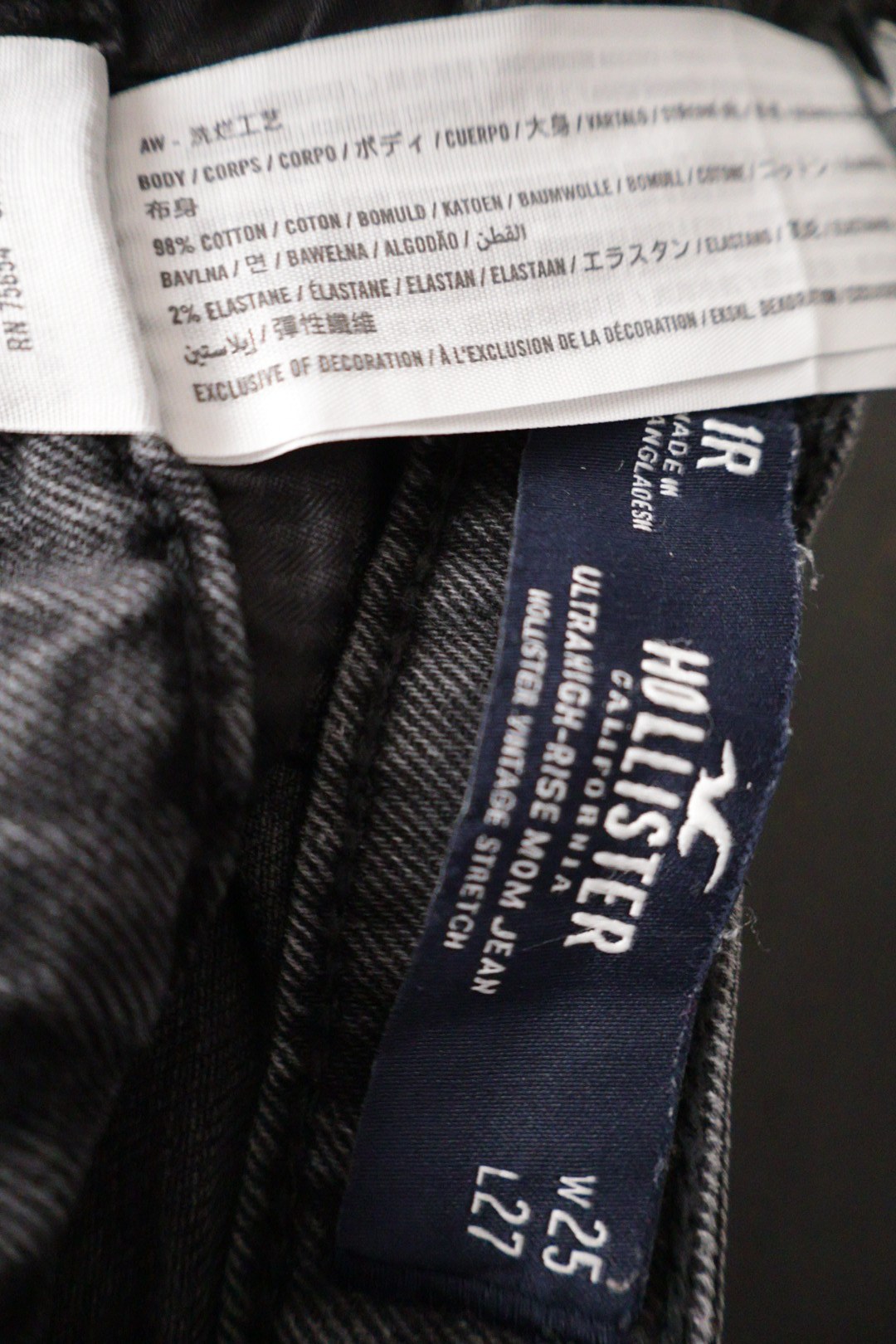 HOLLISTER – blugi – etichetă – second-hand premium