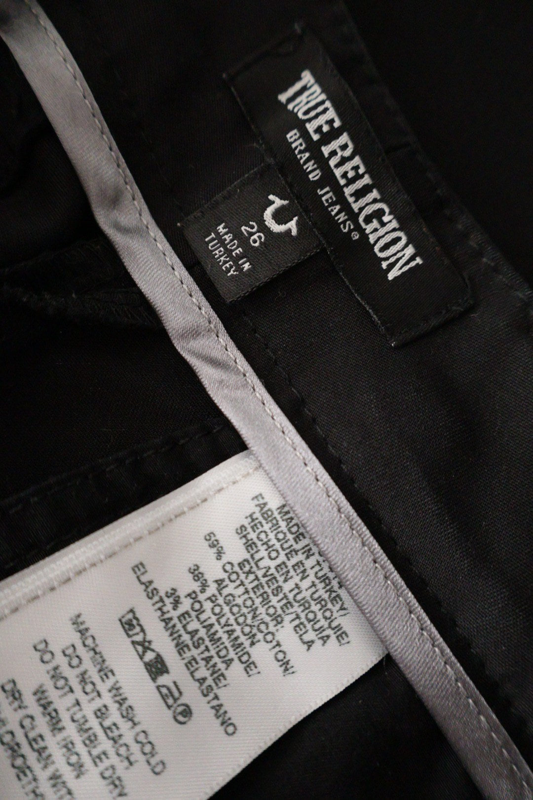 True Religion – pantaloni – etichetă – second-hand premium