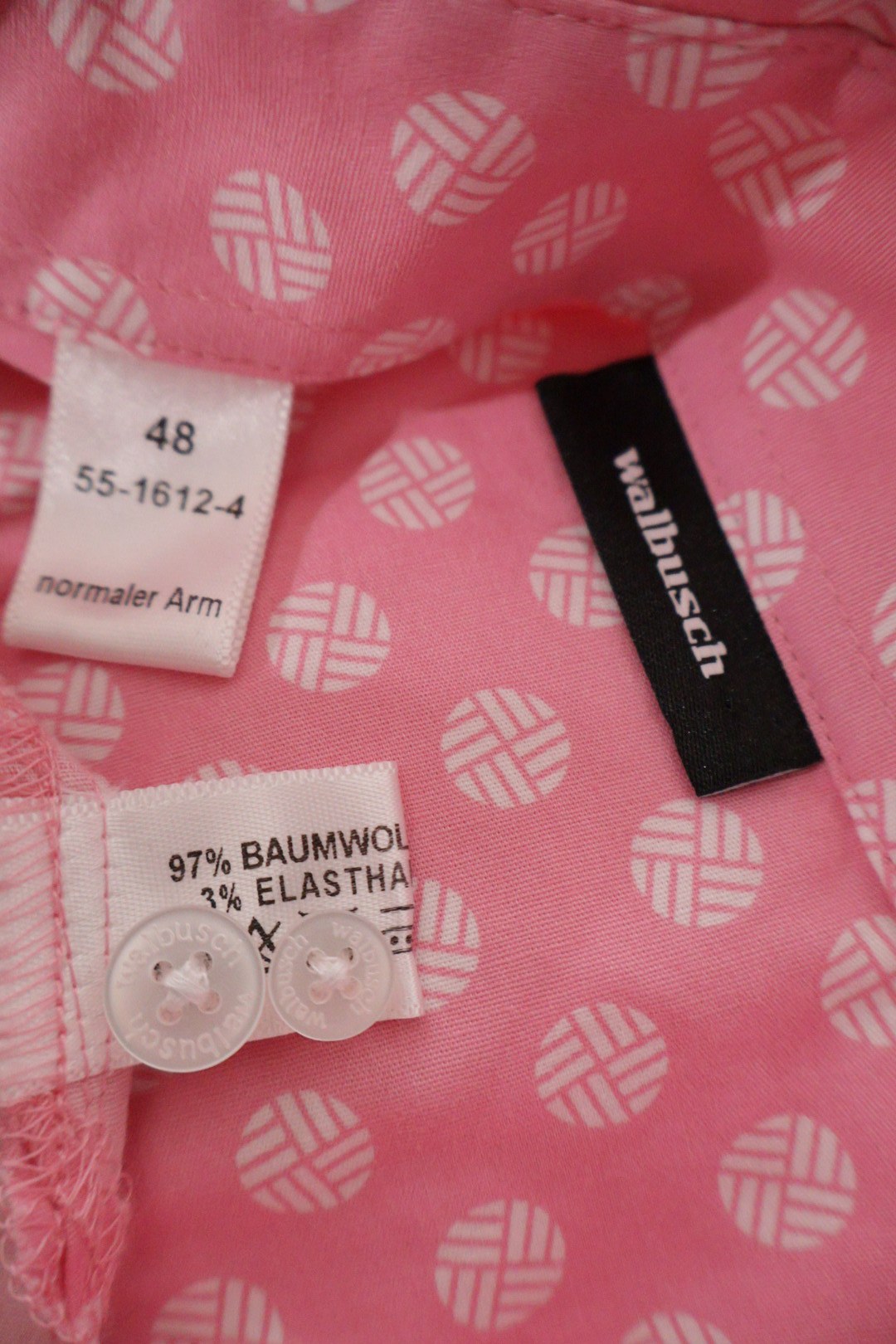 walbusch – cămașă – etichetă – second-hand premium