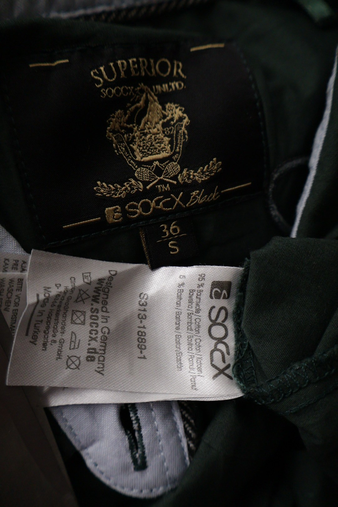 SOCCX – cămașă – etichetă – second-hand premium
