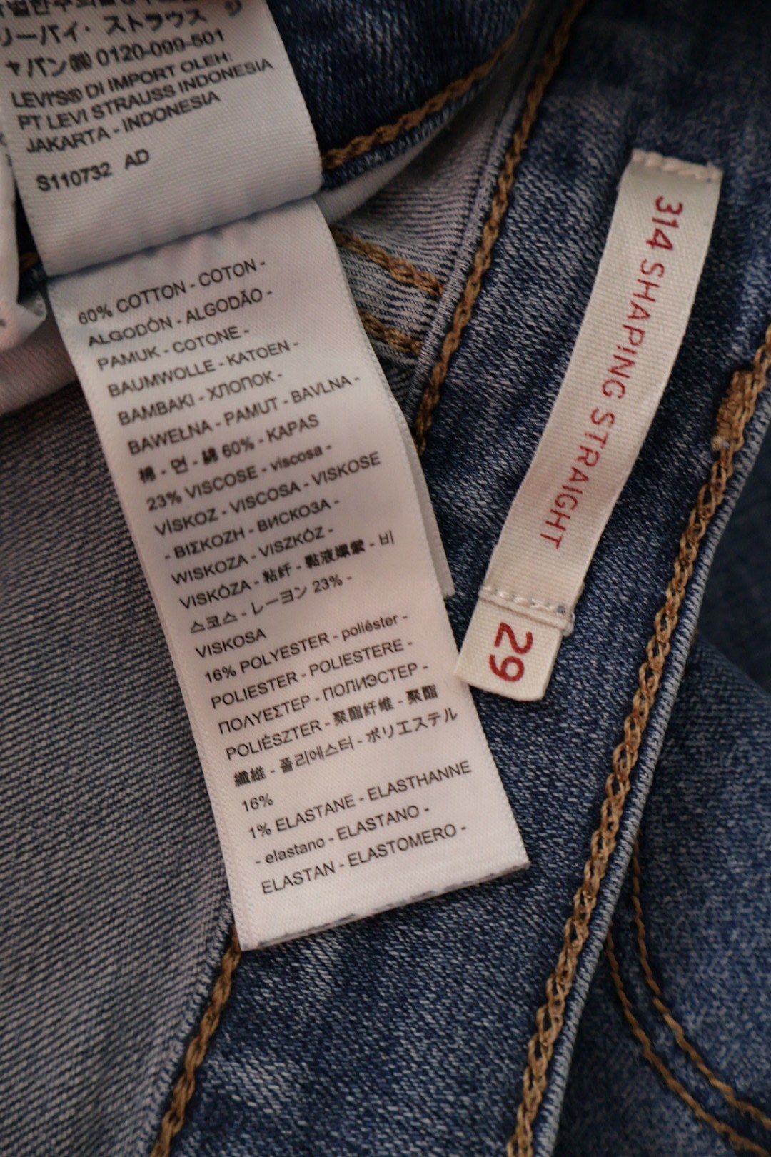 LEVI'S – blugi – etichetă – second-hand premium
