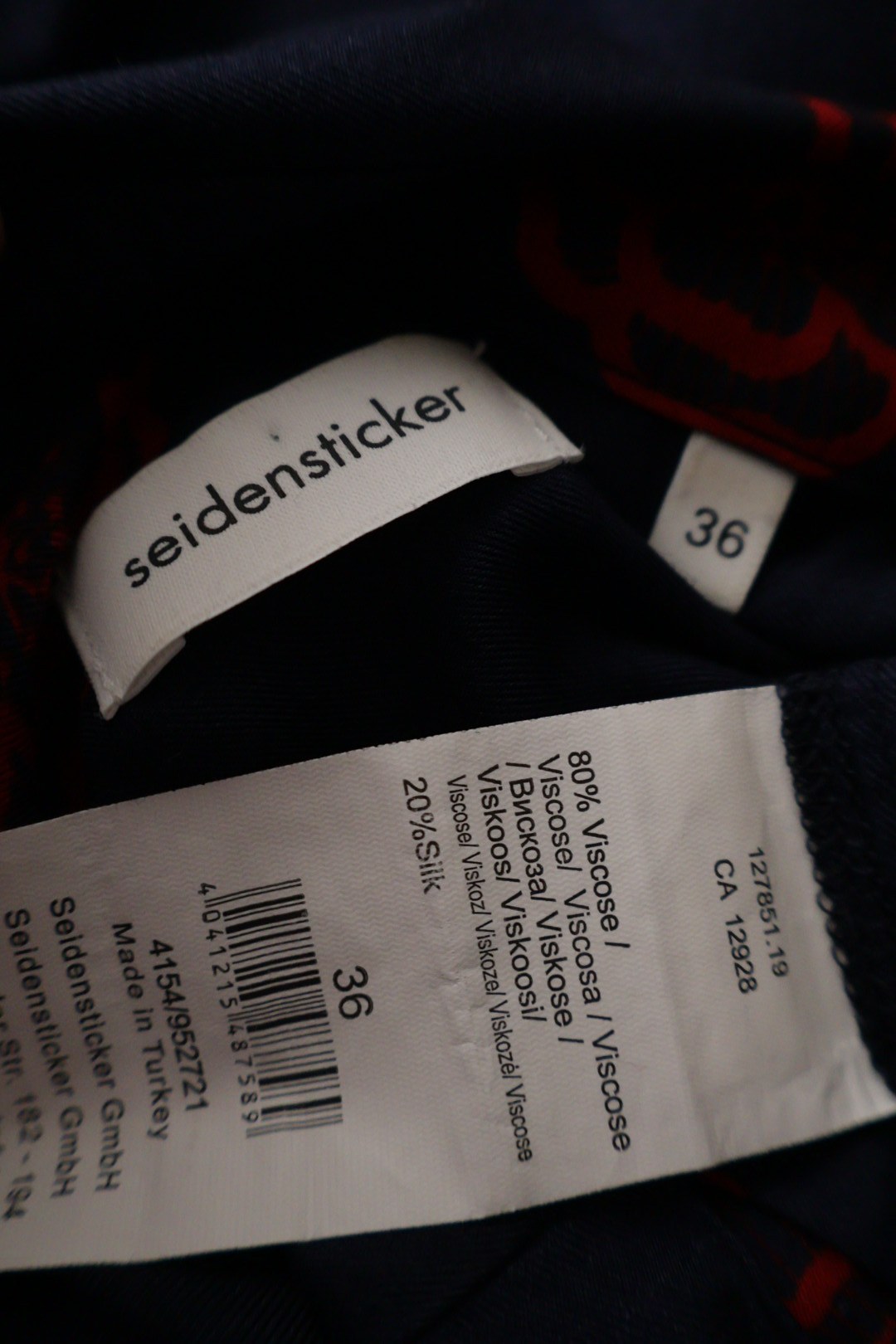 seidensticker – cămașă – etichetă – second-hand premium