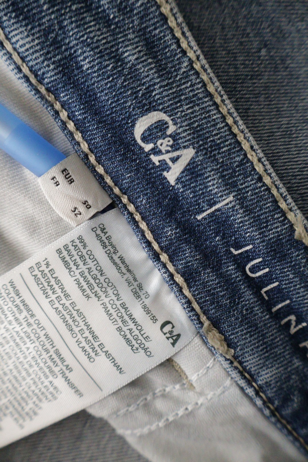 C&A – blugi – etichetă – second-hand premium
