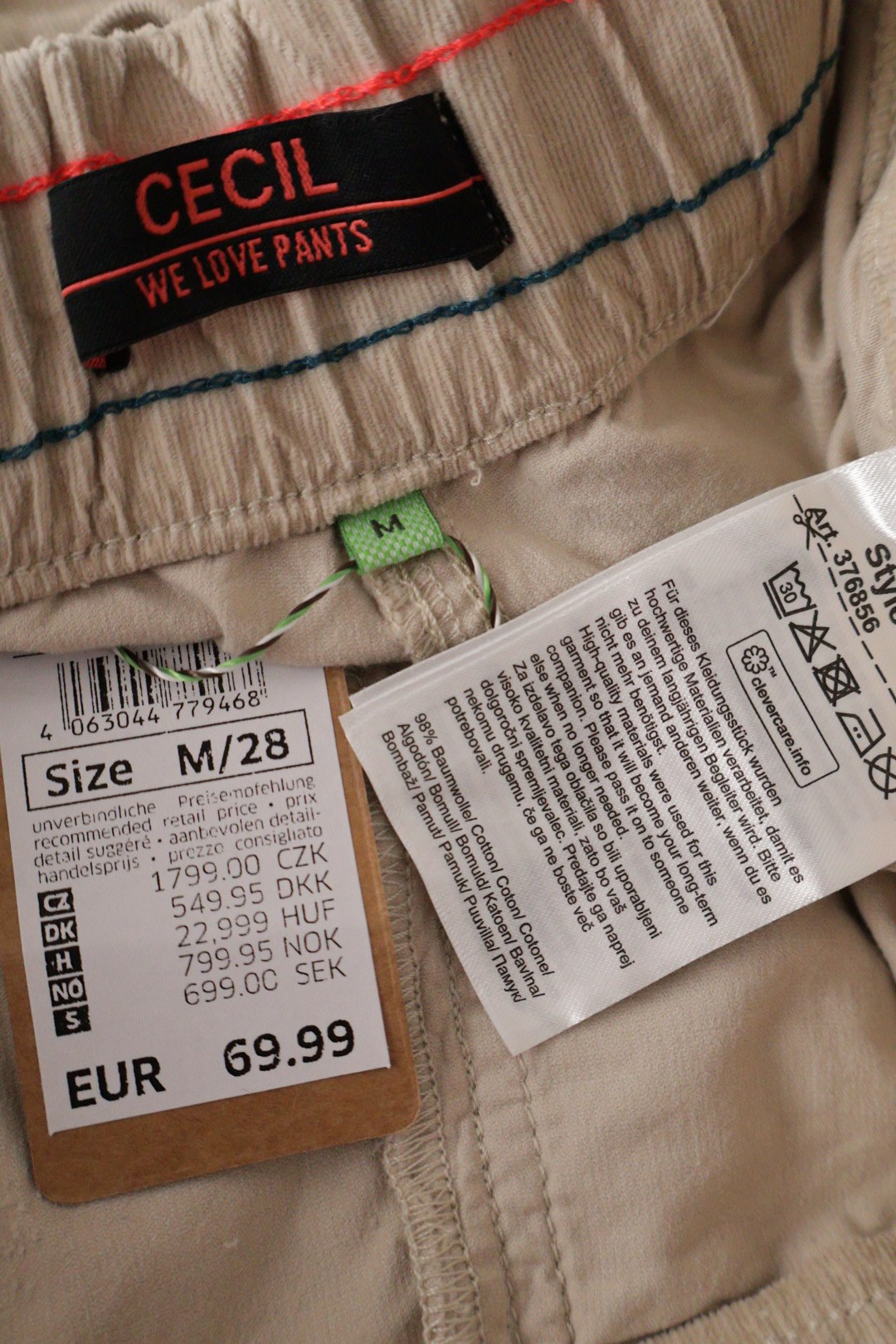 CECIL – pantaloni – etichetă – second-hand premium