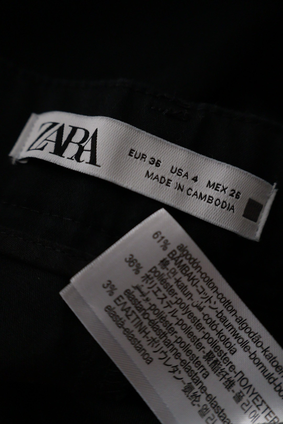ZARA – pantaloni – etichetă – second-hand premium