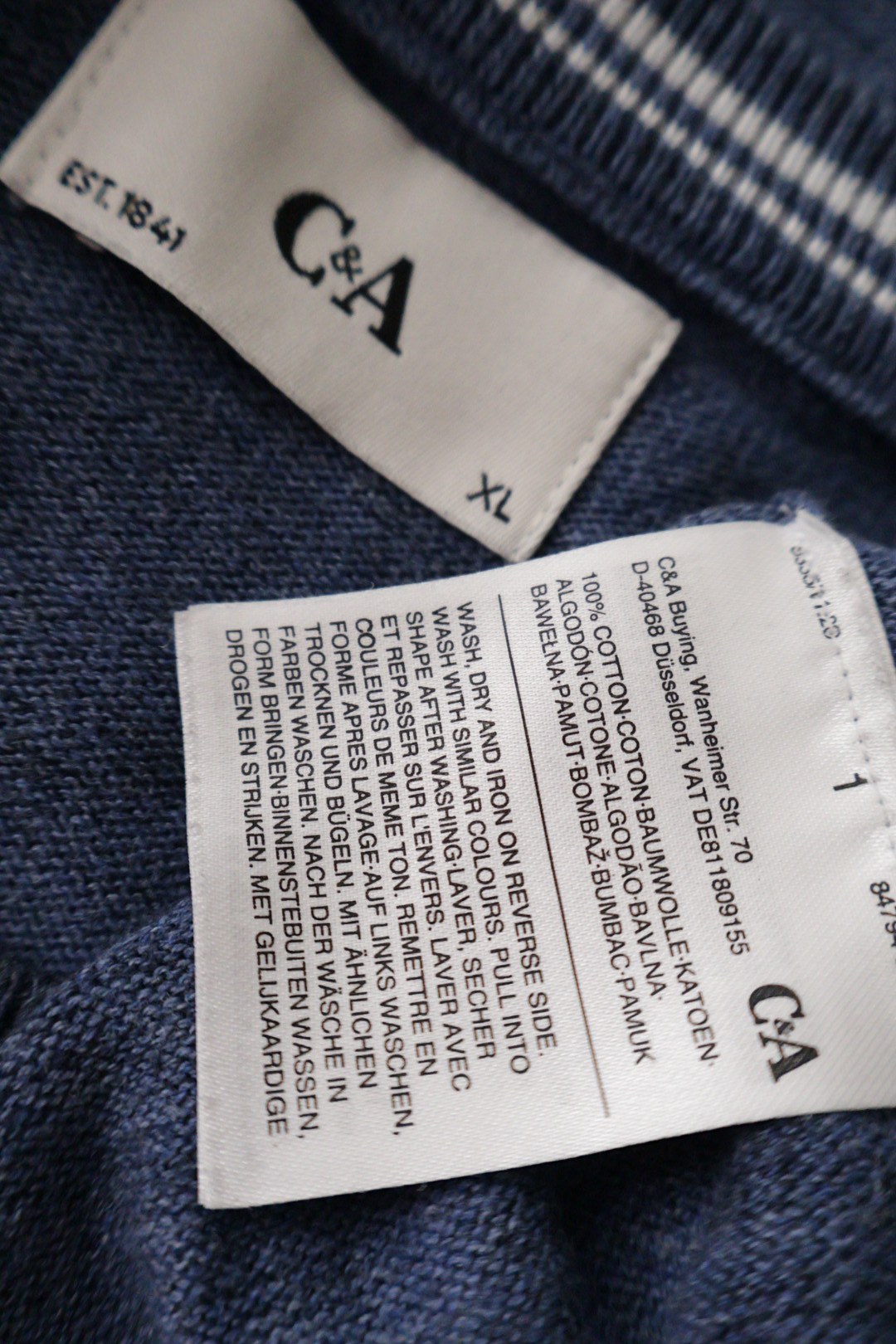 C&A – bluză – etichetă – second-hand premium