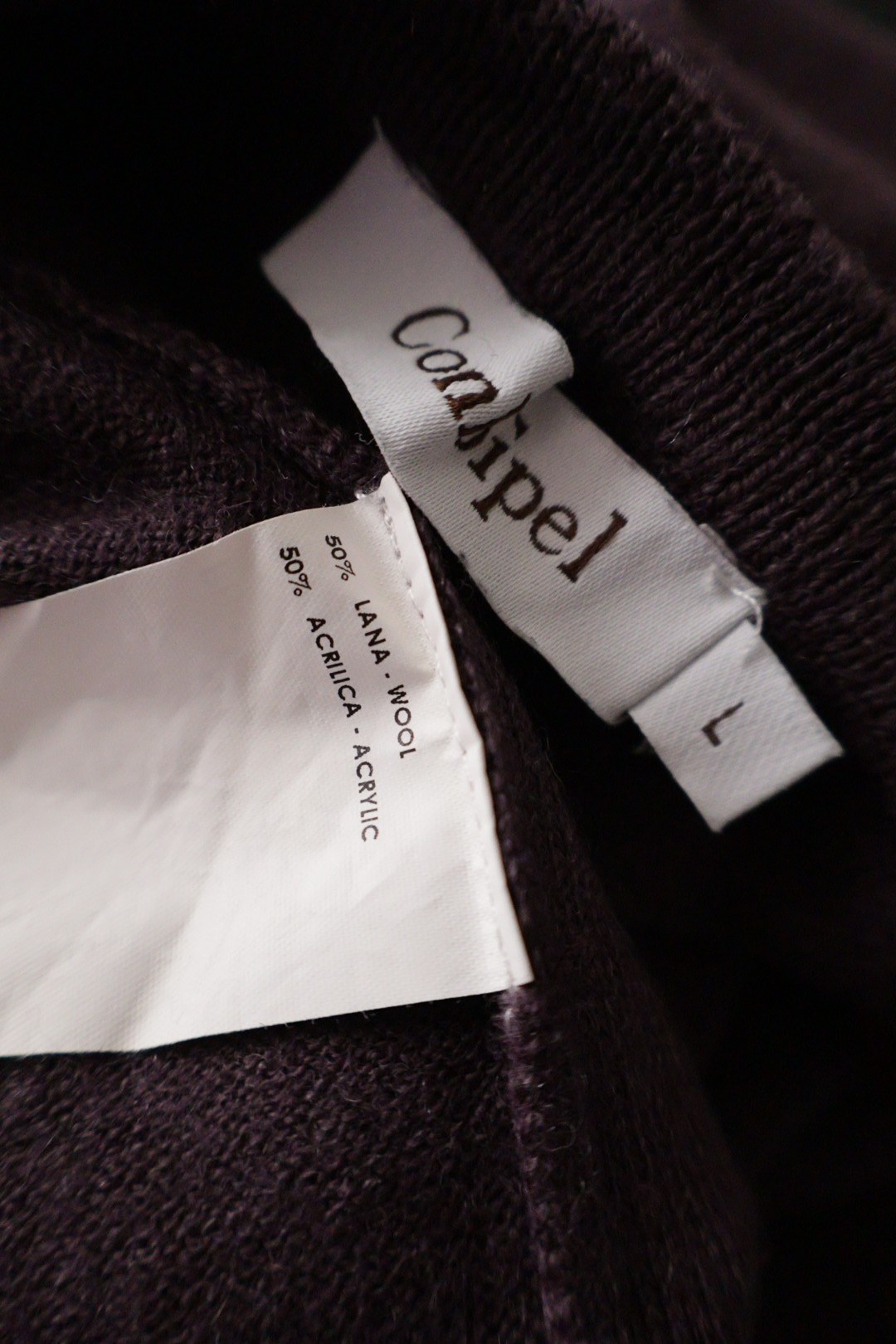 Combipel – pulover – etichetă – second-hand premium