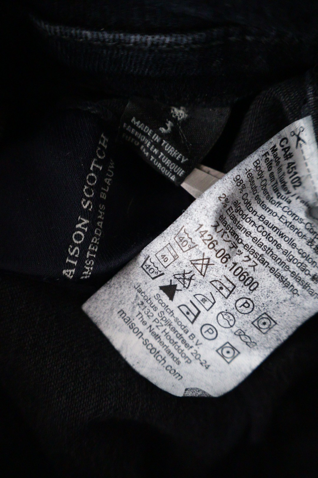 MAISON SCOTCH – geacă – etichetă – second-hand premium