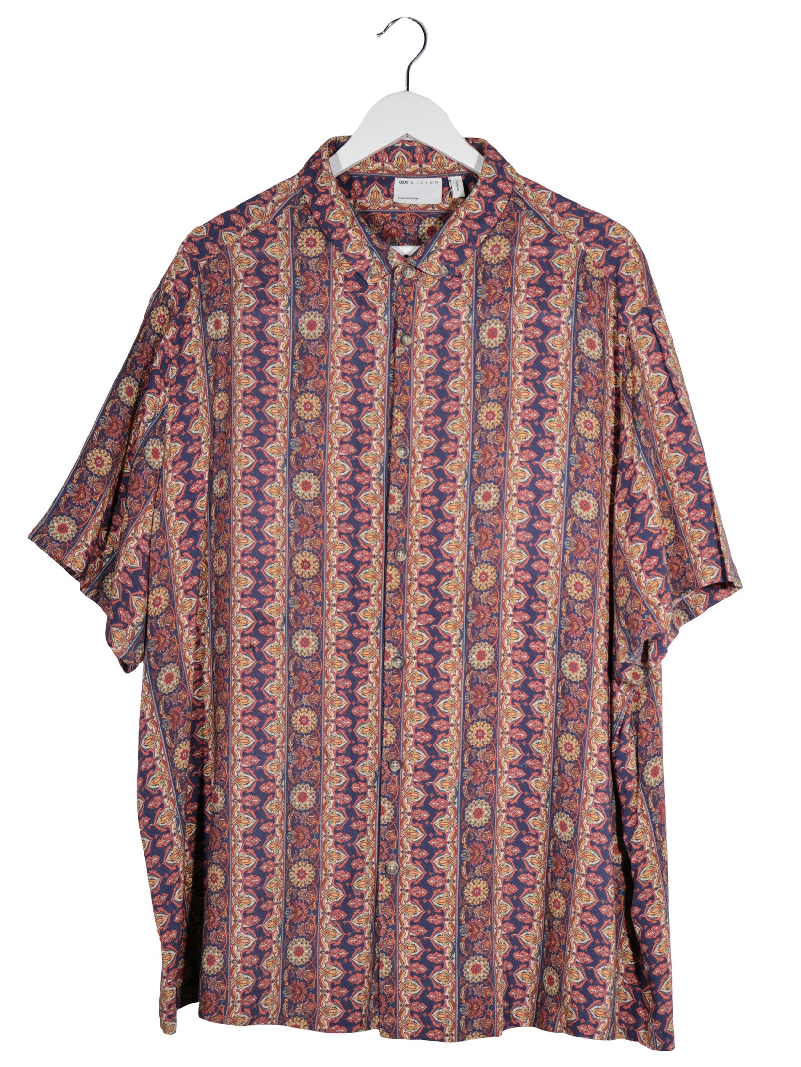 Camasa ASOS DESIGN multicolor mărime 3XL vedere din față second-hand premium