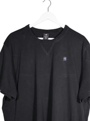 Tricou G-STAR RAW negru mărime XXL detaliu material și croială second-hand premium