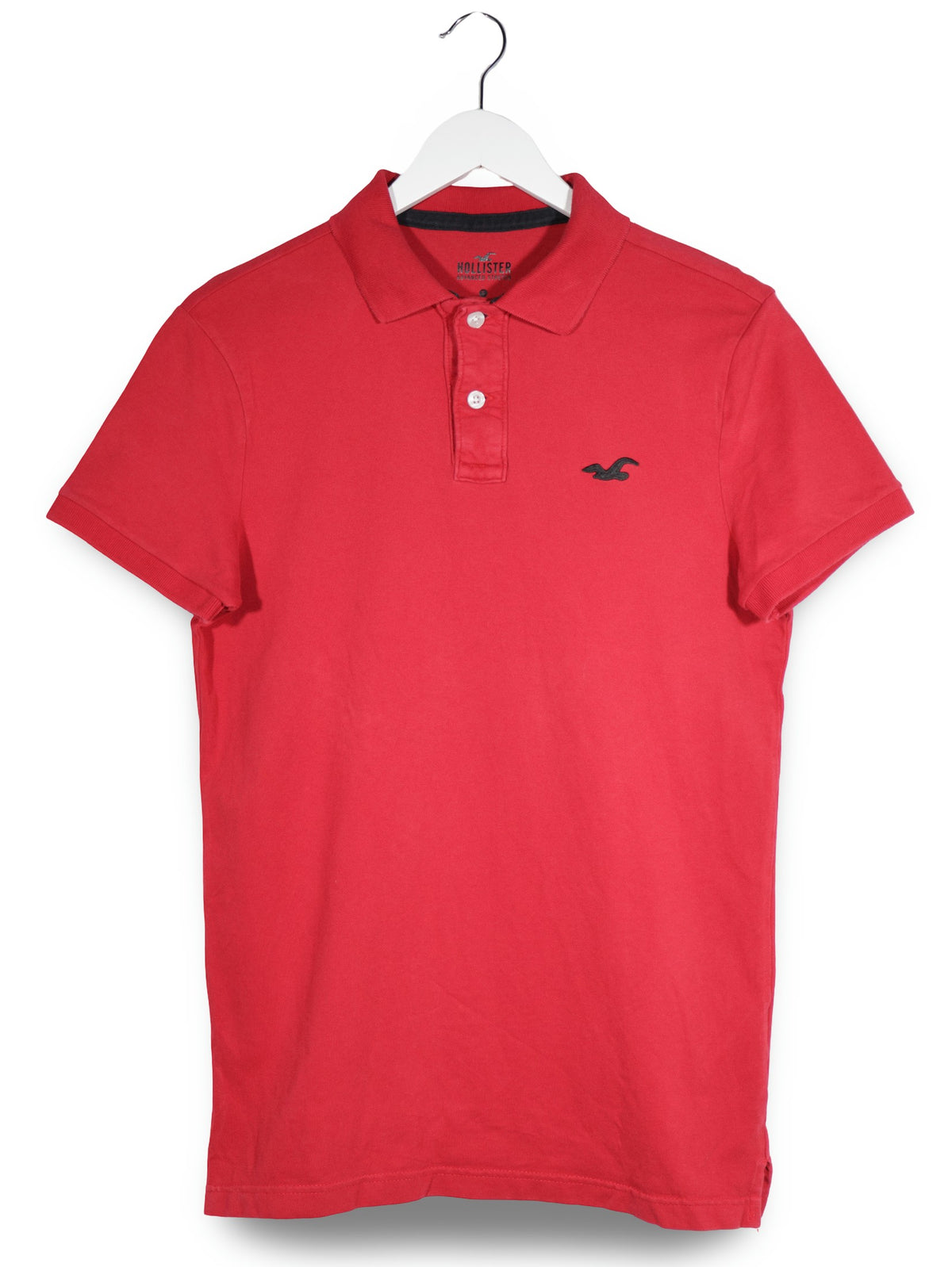 Tricou Hollister roșu mărime S vedere din față second-hand premium