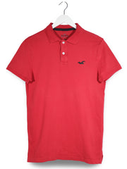 Tricou Hollister roșu mărime S vedere din față second-hand premium