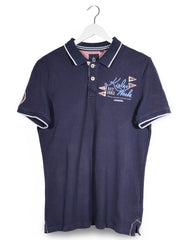 Tricou Gaastra bleumarin mărime M vedere din față second-hand premium
