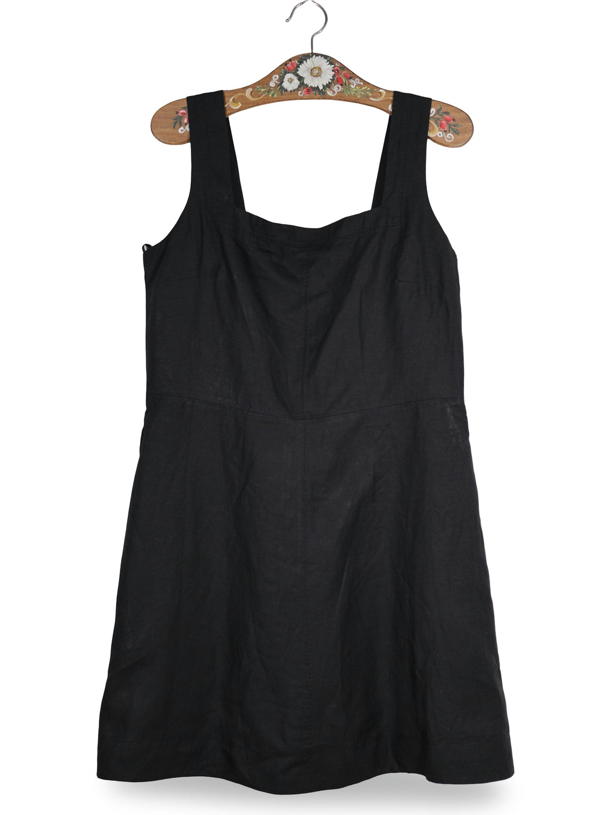 Rochie COS negru mărime XL vedere din față second-hand premium