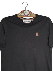 Tricou Naketano negru mărime S detaliu material și croială second-hand premium