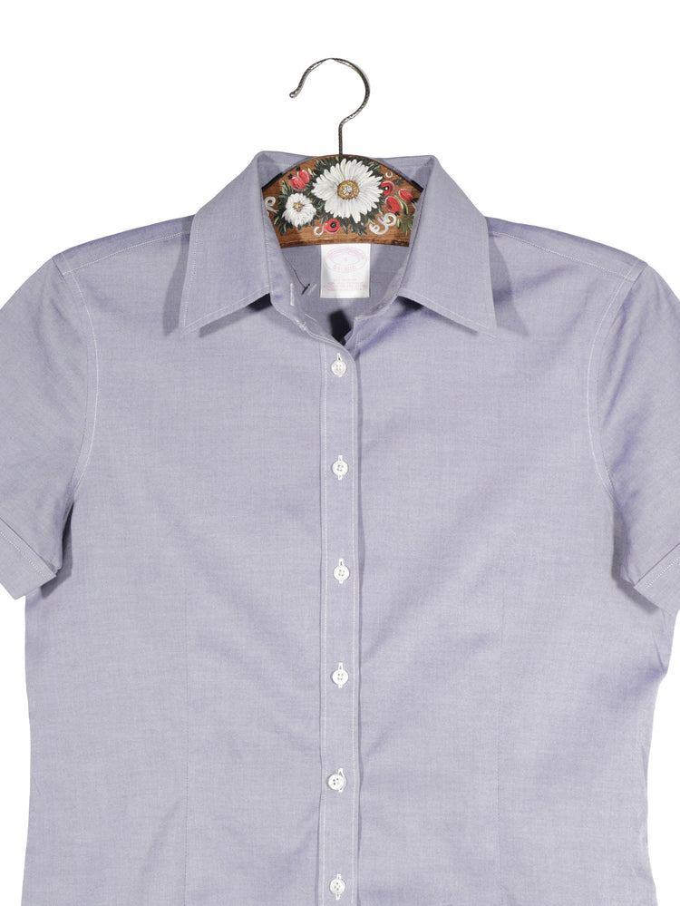 Camasa Brooks Brothers lila deschis mărime S detaliu material și croială second-hand premium
