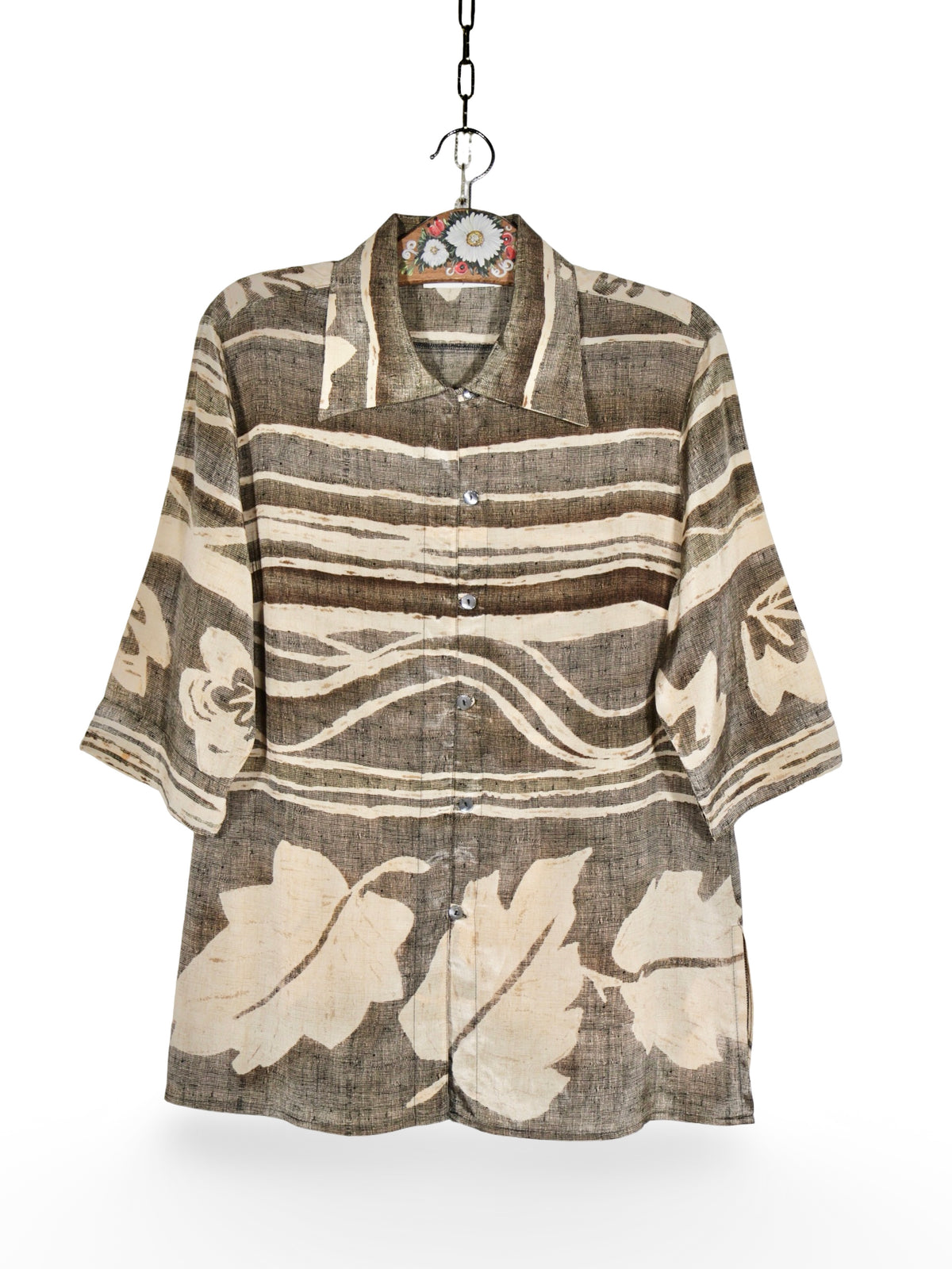 Camasa (15%matase) Vintage - mairmea M - Femei