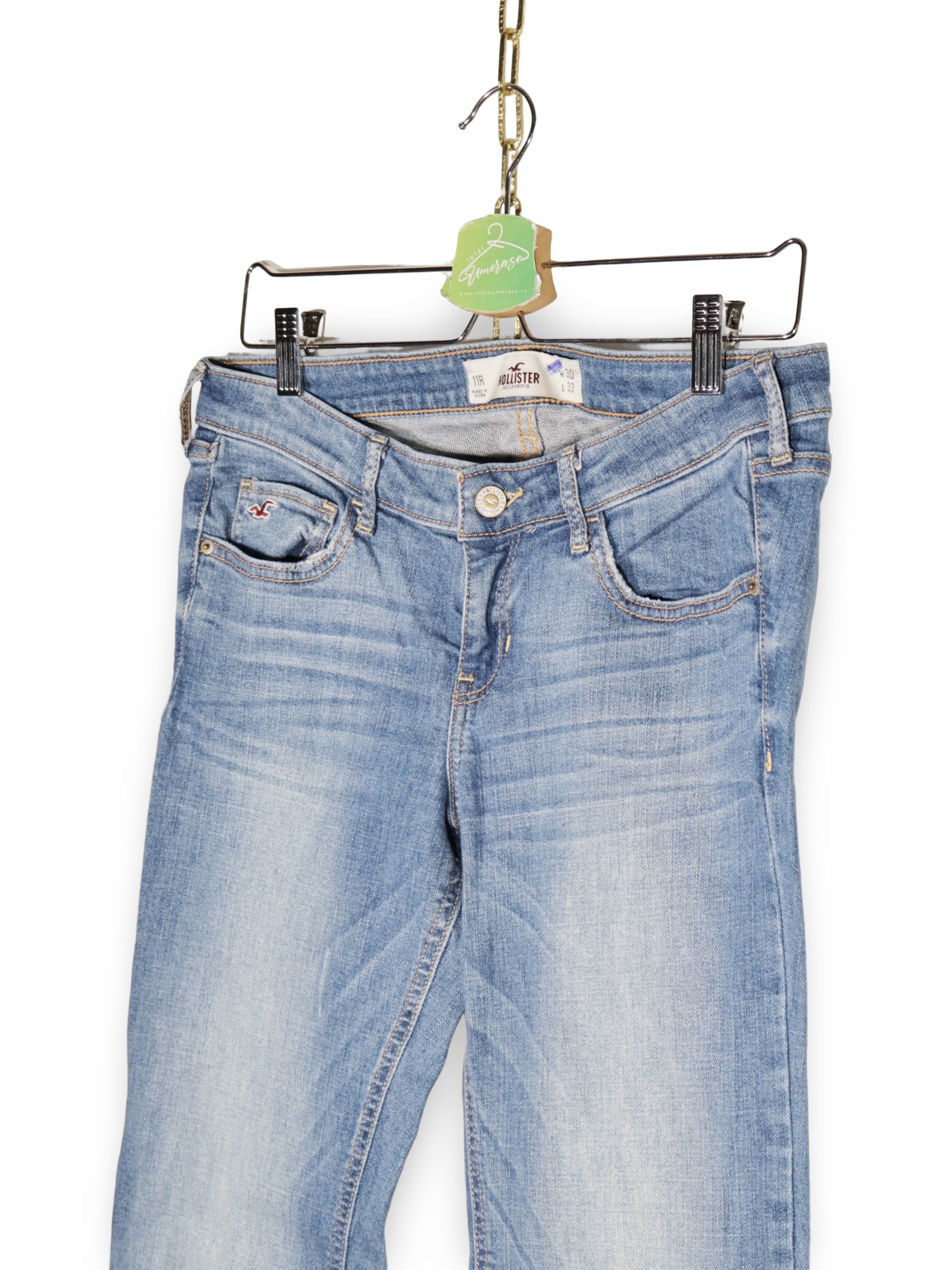 Blugi Hollister - marimea L W30/L33 - Femei
