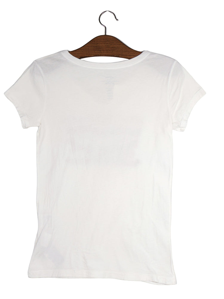 Tricou Levi's alb mărime XS vedere din spate second-hand premium