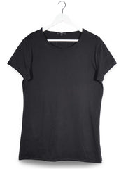 Tricou tigha negru mărime S vedere din față second-hand premium