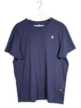 Tricou G-STAR RAW bleumarin mărime XXL vedere din față second-hand premium