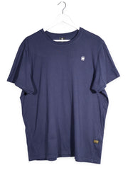 Tricou G-STAR RAW bleumarin mărime XXL vedere din față second-hand premium