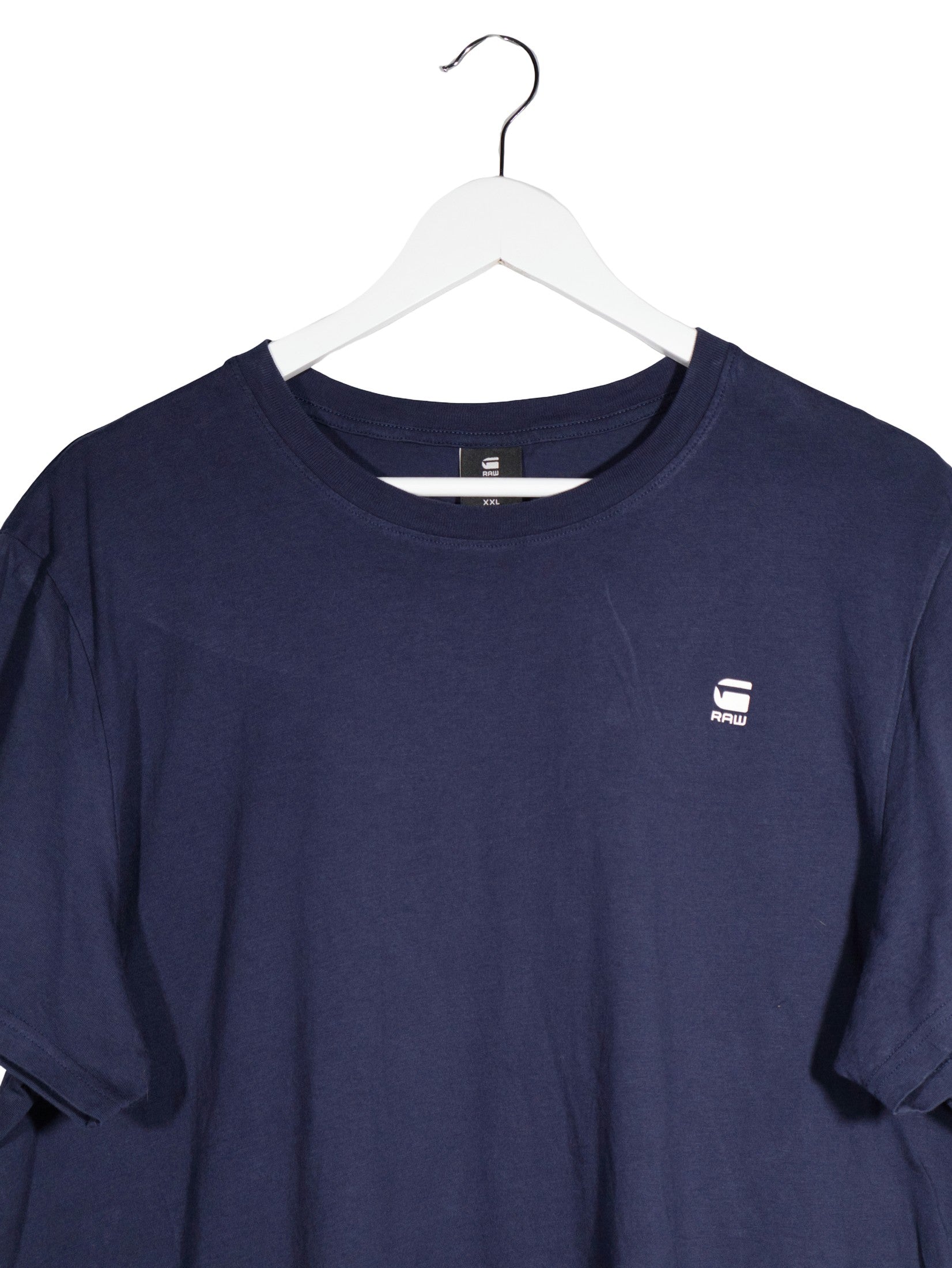 Tricou G-STAR RAW bleumarin mărime XXL detaliu material și croială second-hand premium