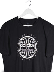 Tricou adidas negru mărime M detaliu material și croială second-hand premium