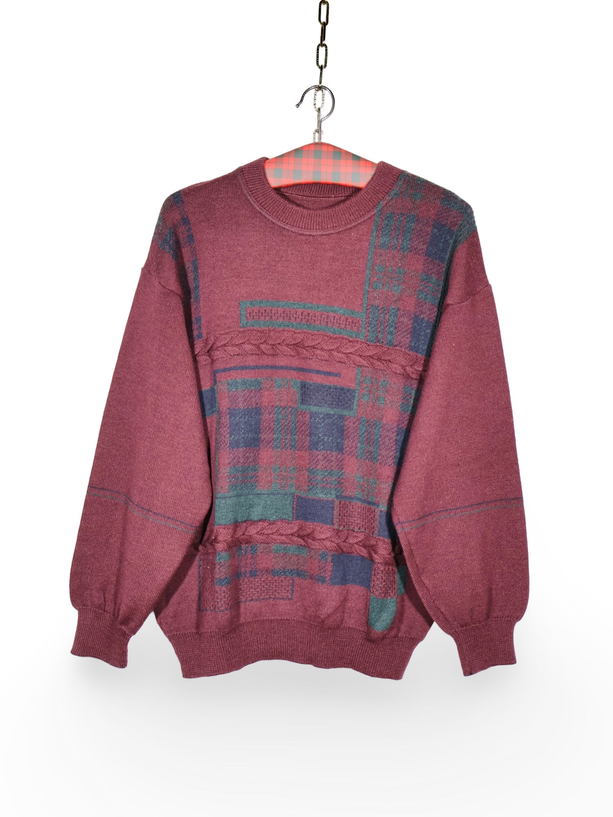 Pulover (60%lana) Vintage - marimea S/M - Barbati