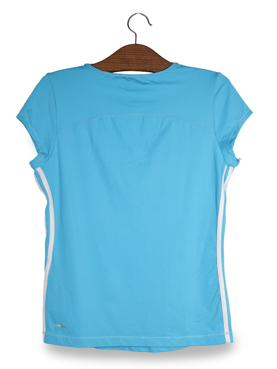 Tricou Adidas albastru deschis mărime L vedere din spate second-hand premium