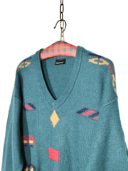 Bluza (50%lana) Vintage - marimea L - Barbati