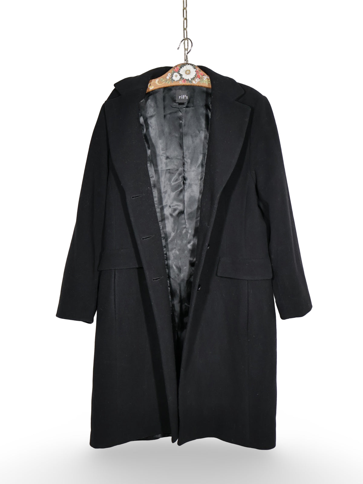 Palton (lana&cashmir) Ril's - marimea L/XL  - Femei