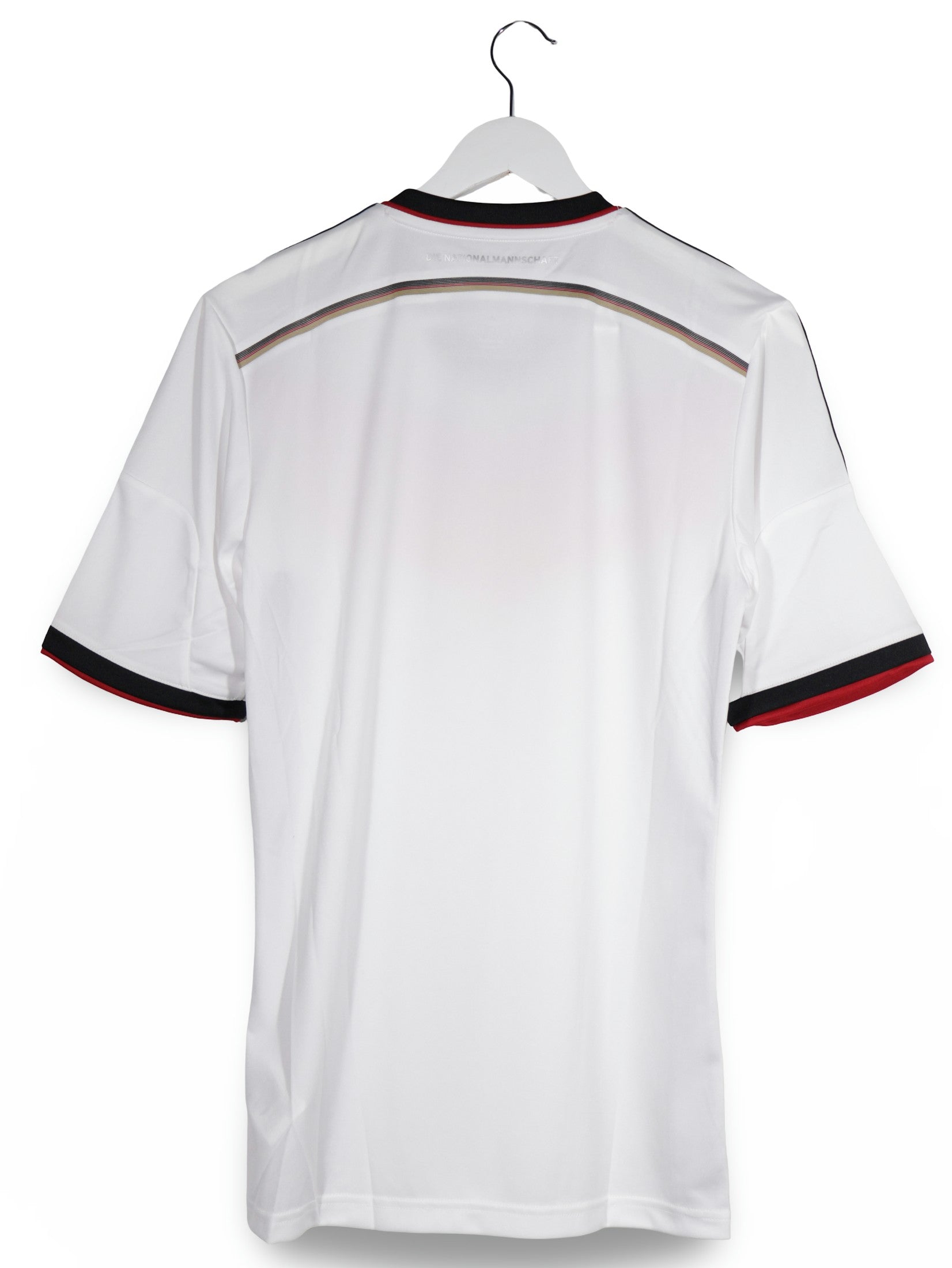 Tricou adidas alb, rosu, negru mărime M vedere din spate second-hand premium