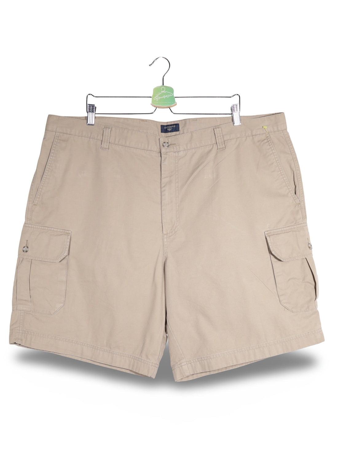 Pantaloni scurti Dockers bej mărime 4XL+ vedere din față second-hand premium