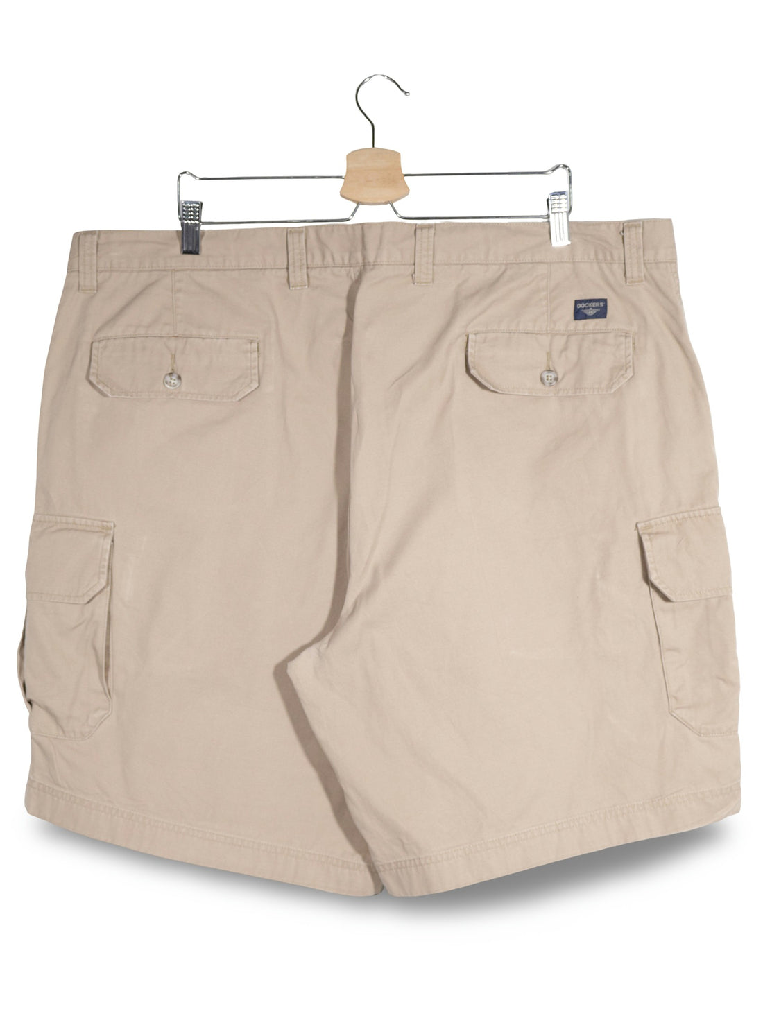 Pantaloni scurti Dockers bej mărime 4XL+ vedere din spate second-hand premium