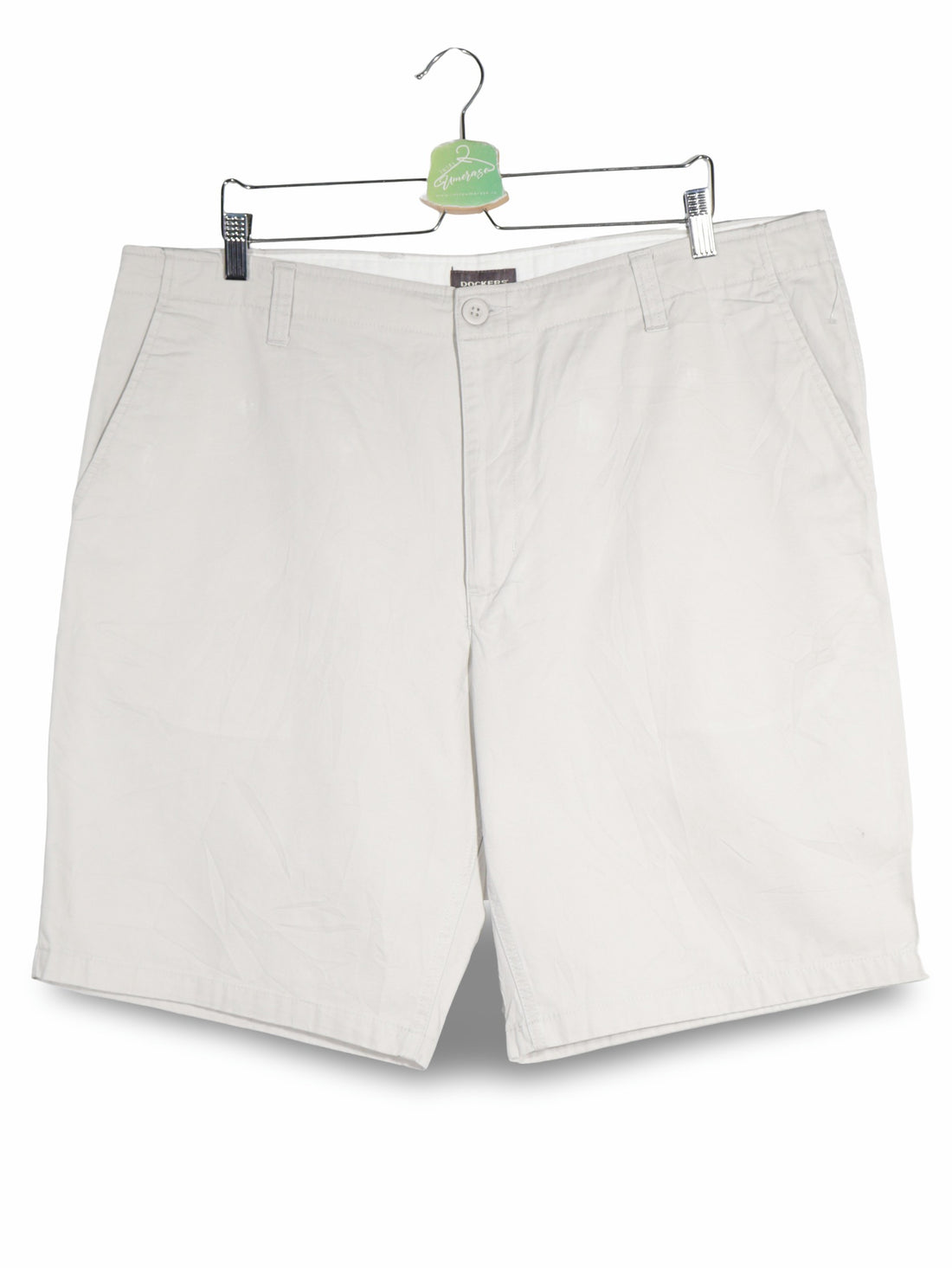 Pantaloni scurti Dockers alb mărime 3XL vedere din față second-hand premium