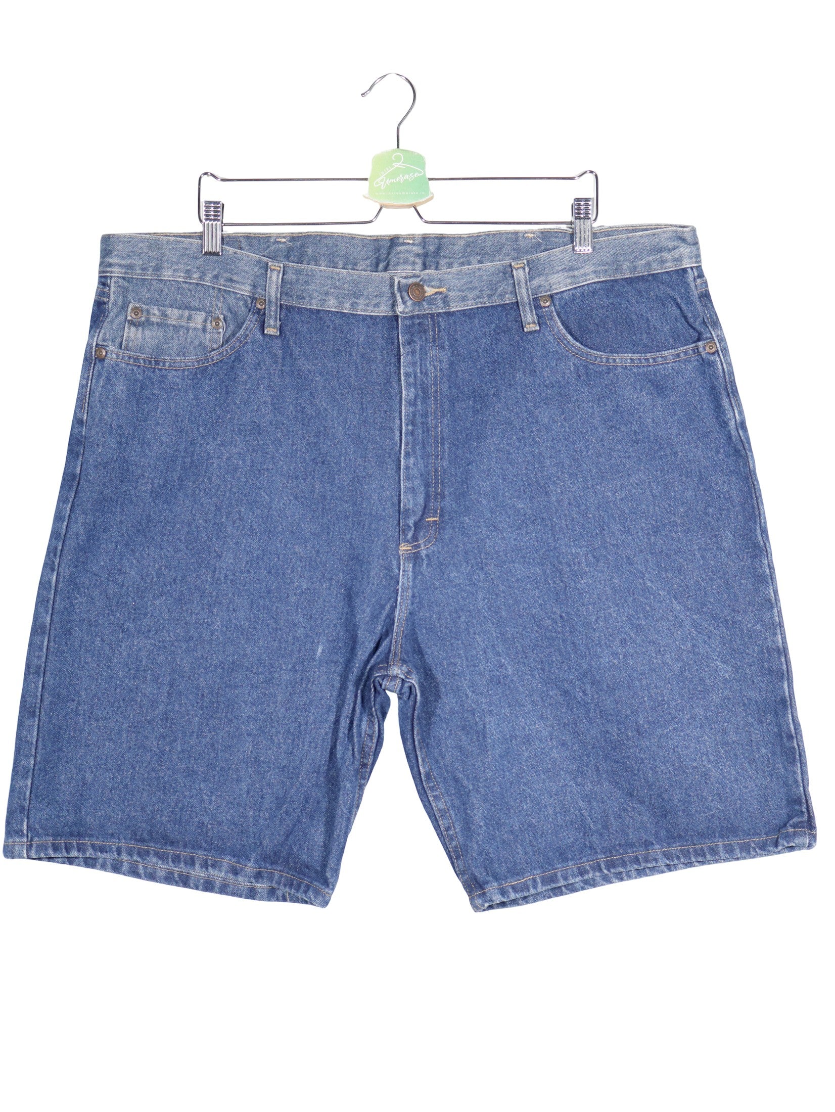 Pantaloni scurti Wrangler albastru mărime 3XL vedere din față second-hand premium