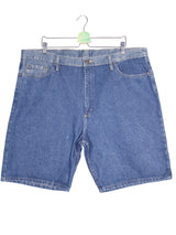 Pantaloni scurti Wrangler albastru mărime 3XL vedere din față second-hand premium