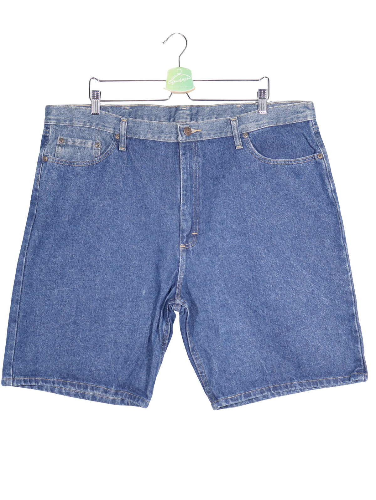 Pantaloni scurti Wrangler albastru mărime 3XL vedere din față second-hand premium