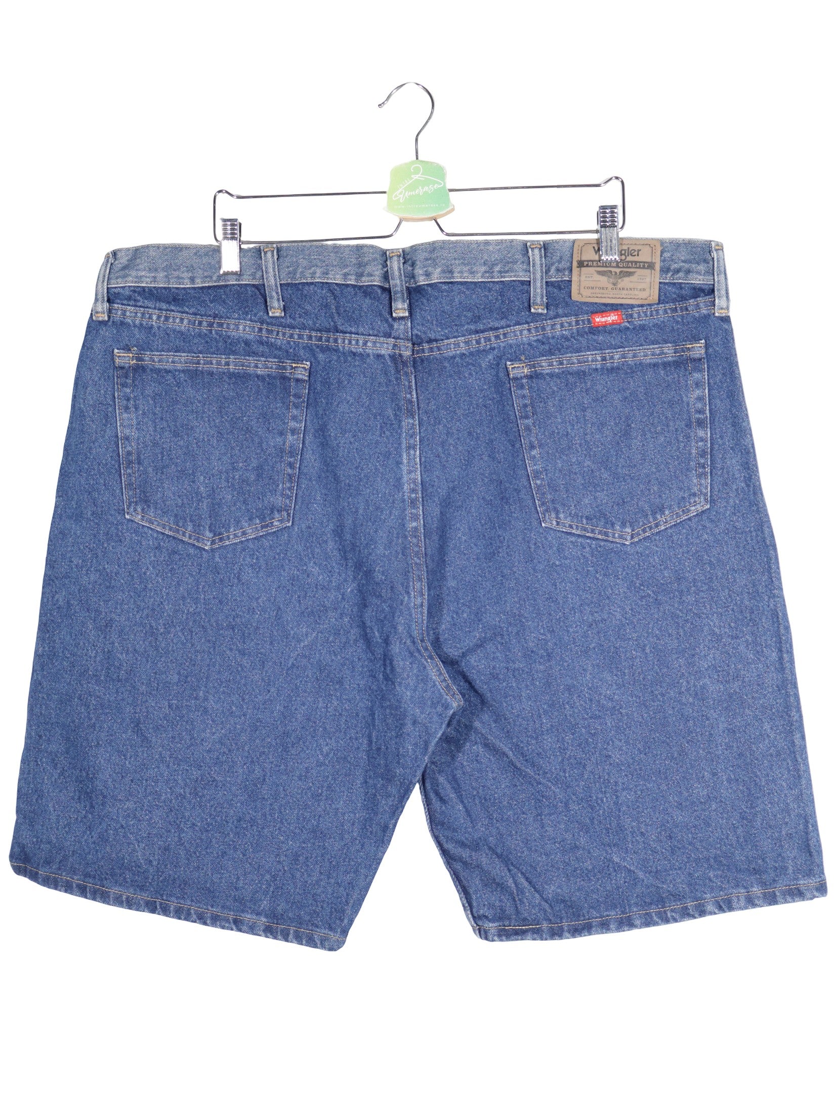 Pantaloni scurti Wrangler albastru mărime 3XL vedere din spate second-hand premium