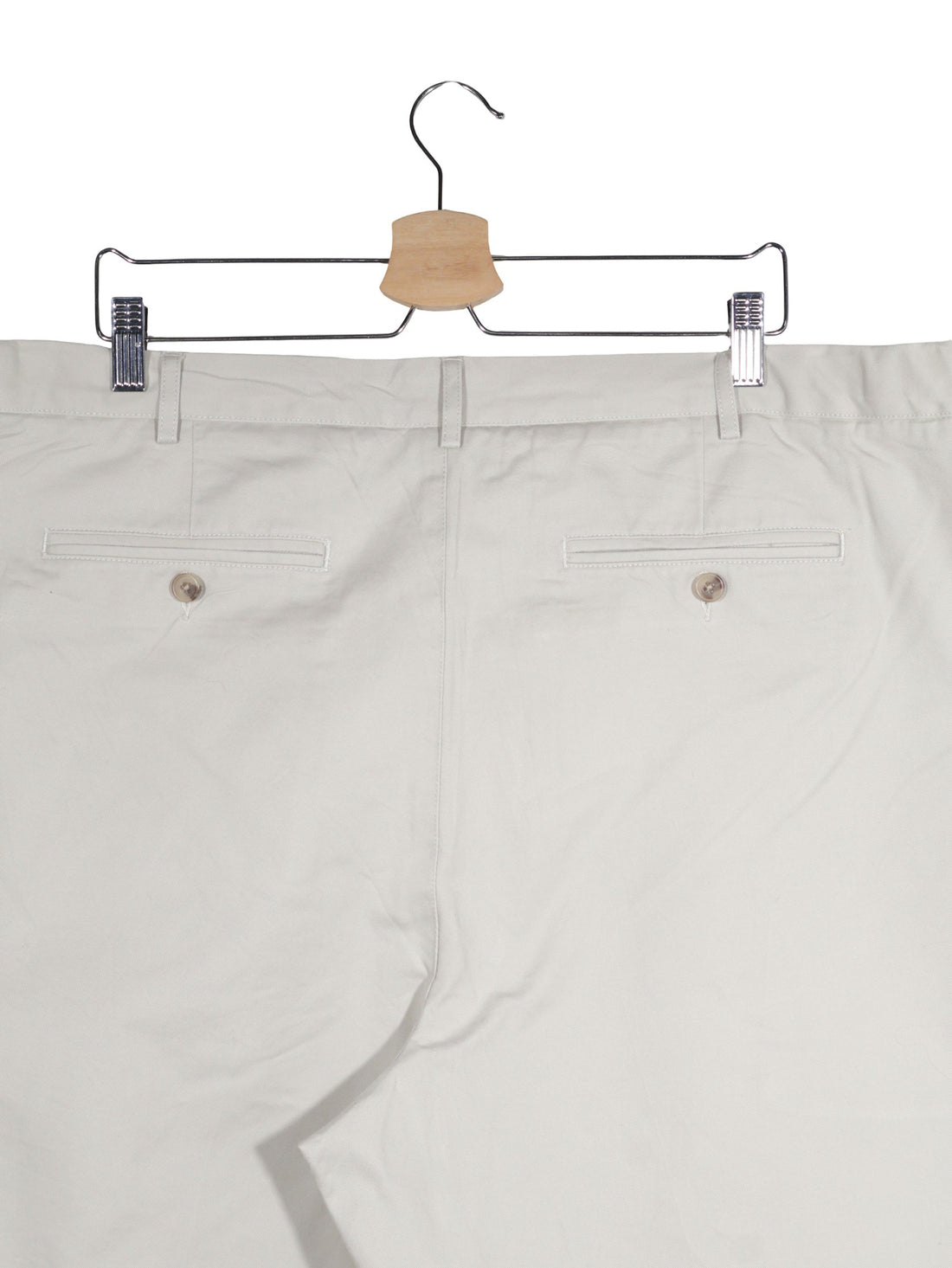 Pantaloni scurti Lands' End bej deschis mărime 4XL+ detaliu material și croială second-hand premium