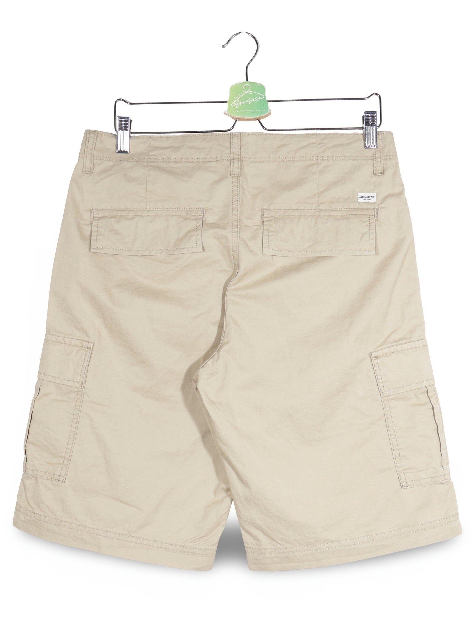 Pantaloni scurti Jack&Jones bej mărime M vedere din spate second-hand premium