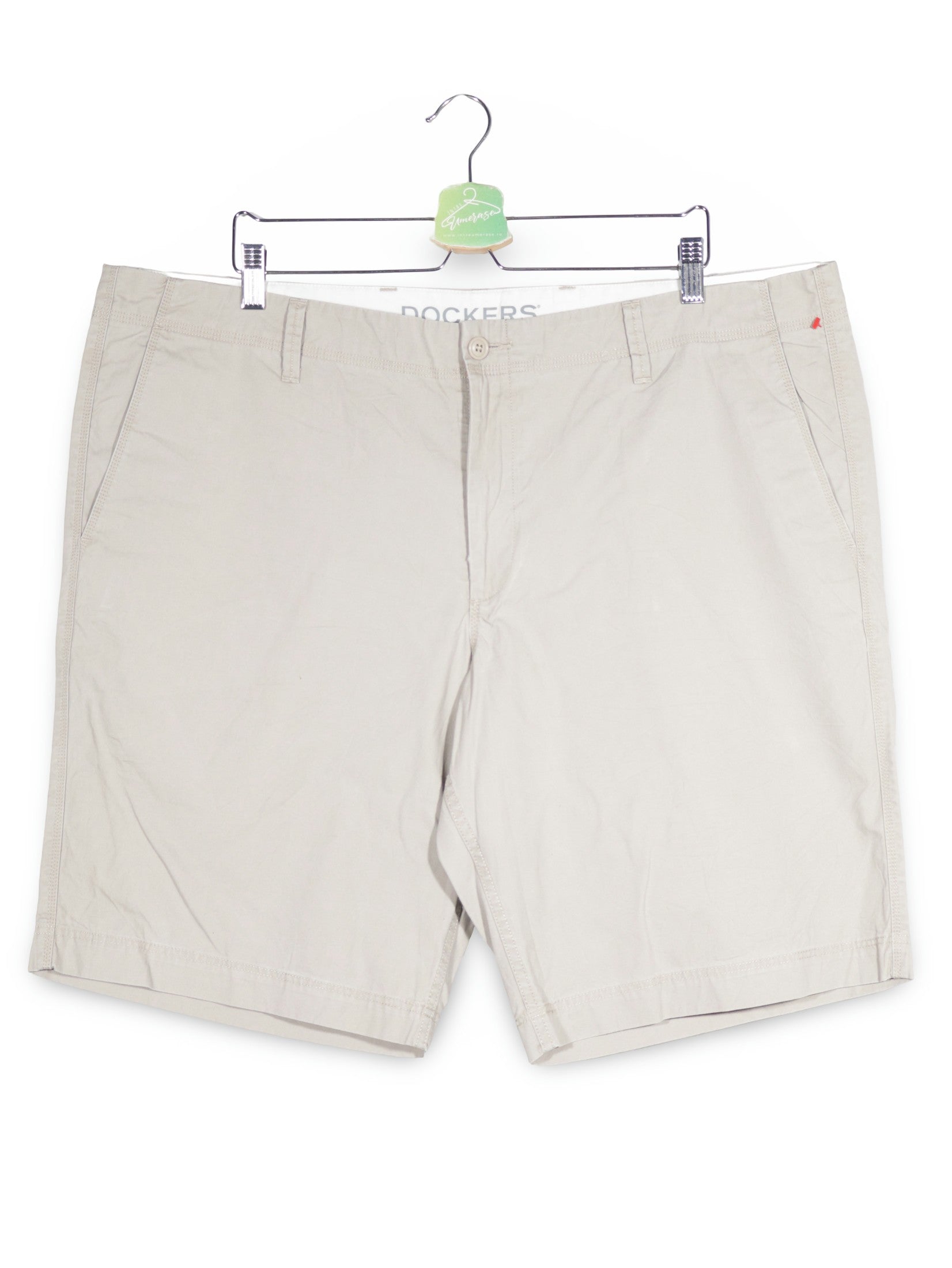 Pantaloni scurti Dockers bej deschis mărime 3XL vedere din față second-hand premium