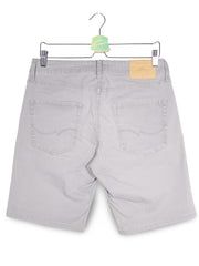 Blugi scurti JACK & JONES gri deschis mărime S vedere din spate second-hand premium