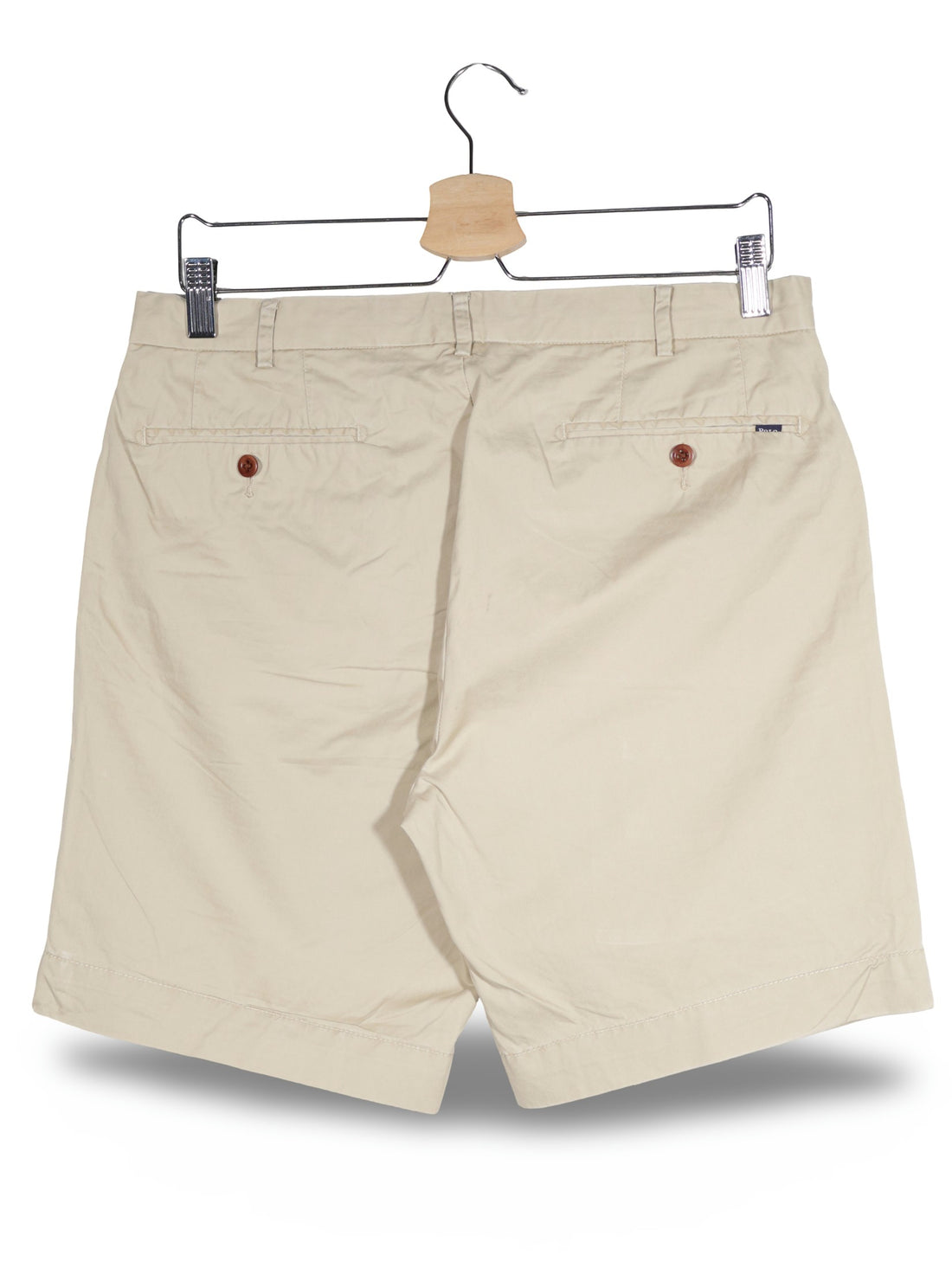 Pantaloni scurti Ralph Lauren bej mărime M vedere din spate second-hand premium
