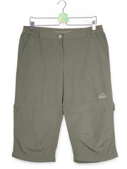 Pantaloni scurti McKINLEY verde olive mărime L vedere din față second-hand premium