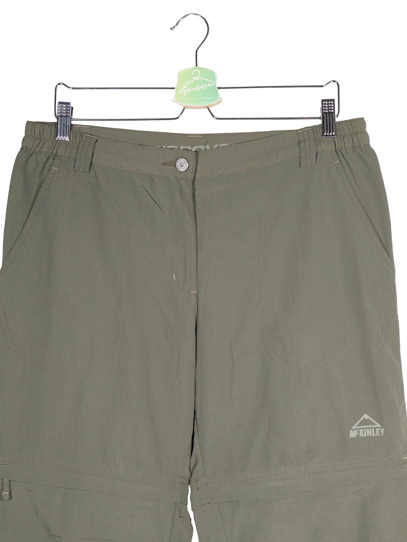 Pantaloni scurti McKINLEY verde olive mărime L vedere din spate second-hand premium